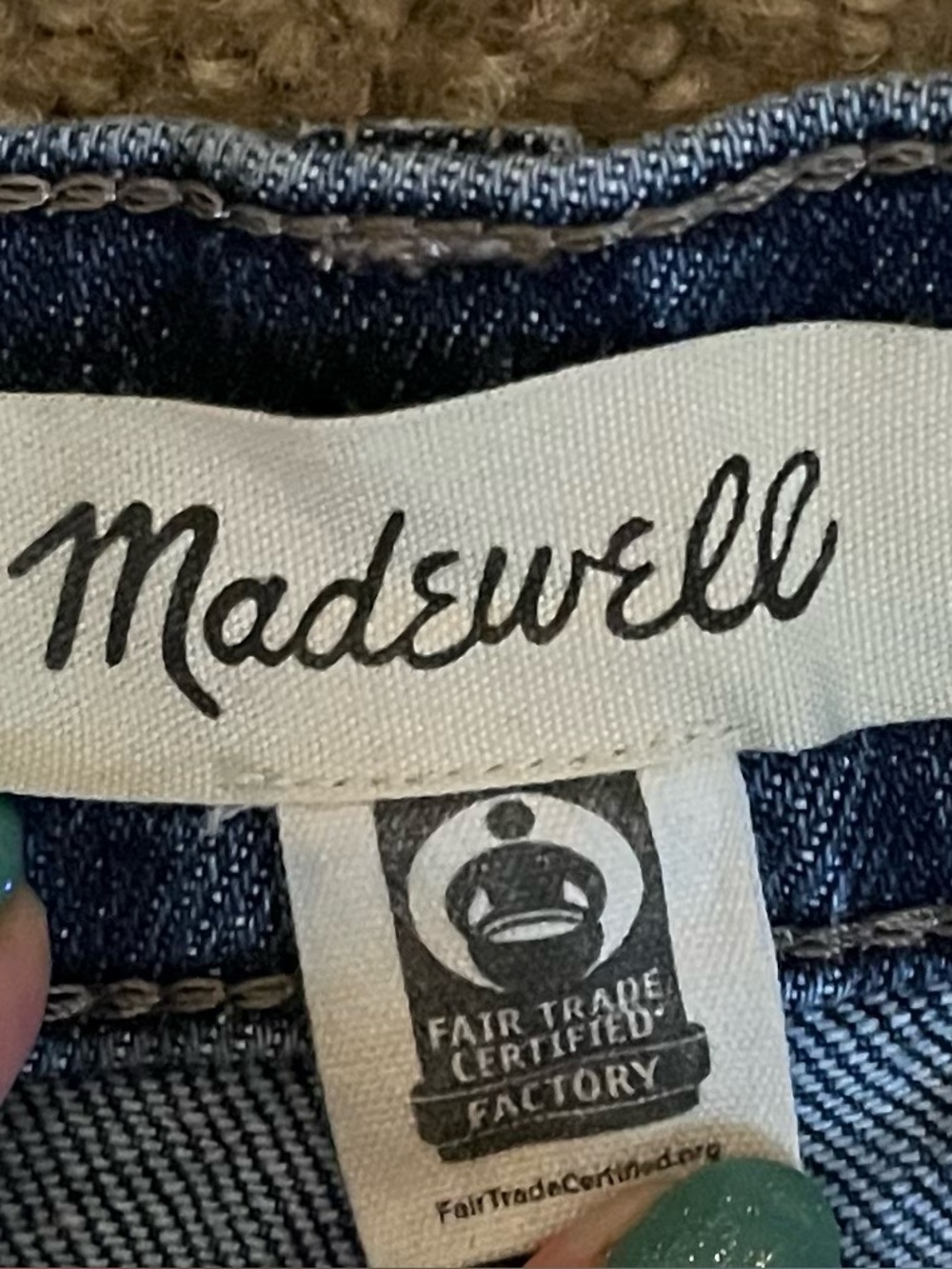 Madewell 11” High-Rise Flare Jeans size 14 - Picture 8 of 14